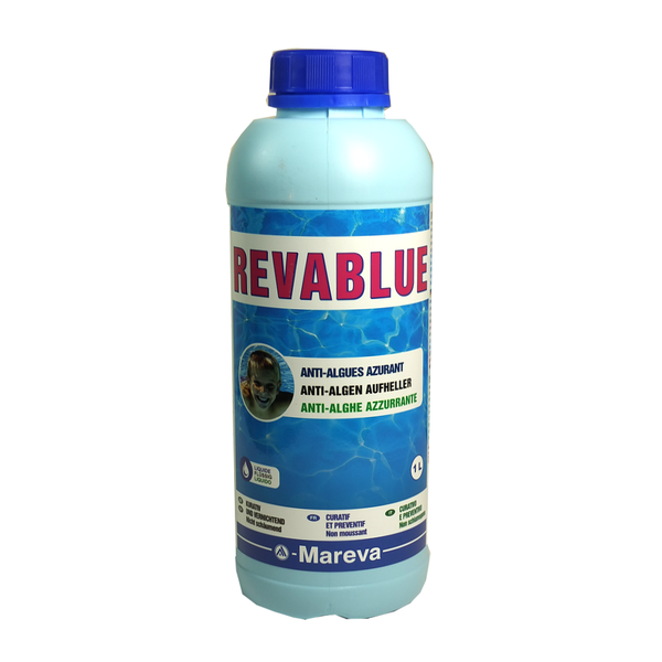 Revablue 1 L - Azurblaufärbendes Antialgenmittel