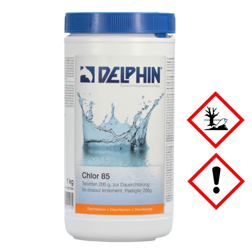 Delphin Chlor 85 Tabletten 200 g, 1 kg