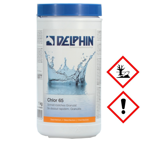 Delphin-Chlor 65 Granulat 1 kg schnelllöslich