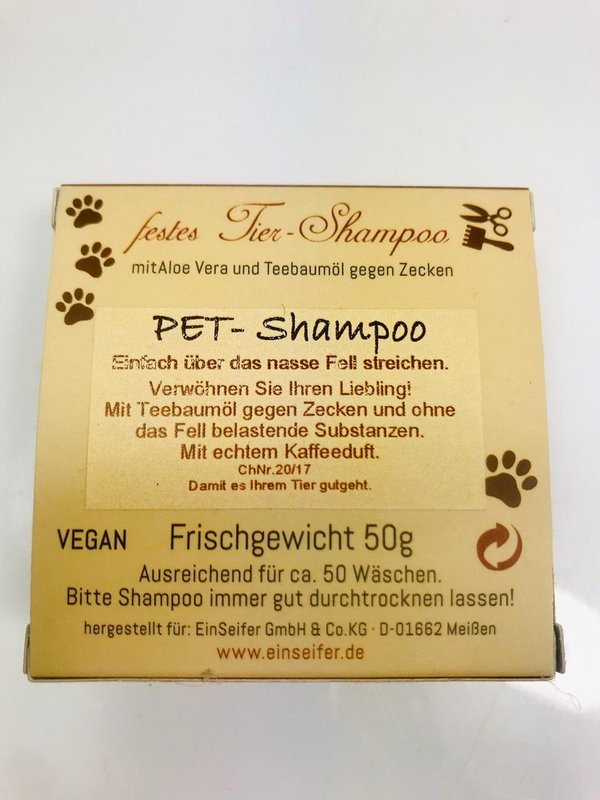 Hundeseife Festes Tier - Shampoo - Pet - Seife - Shampooseife für Hund & Katze