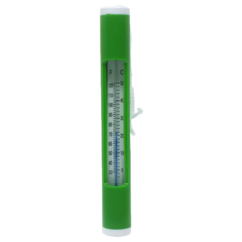 Thermometer Grün mit Schnur