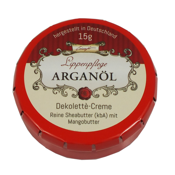 Dekolletè & Lippenpflege Creme mit Arganöl
