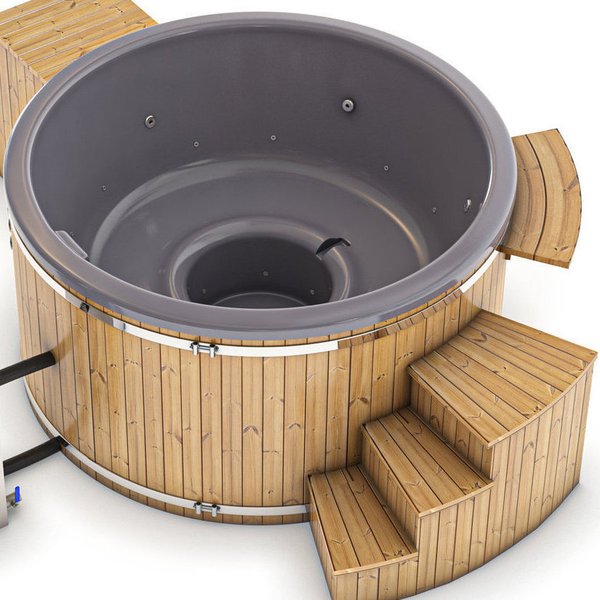 Hot Tub mit integriertem Ofen Aisi 316 (Edelstahl V4A) Setpreis